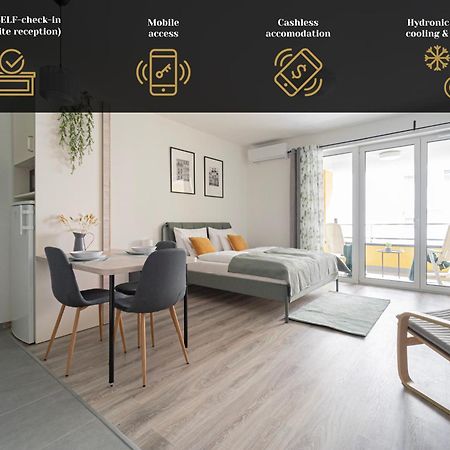 Westside Garden Apartments By Urbanrent Budapest Exterior foto